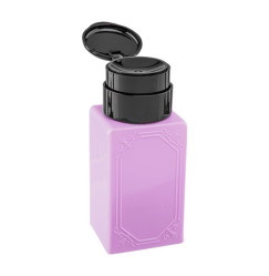Pump dispenser for liquids (square large) 200 ml / purple