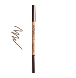 Олівець для брів восковий стійкий із щіточкою EKKOBEAUTY / Medium brown