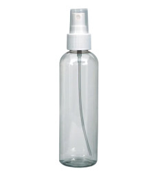 Spray bottle, cosmetic container - transparent, 200 ml
