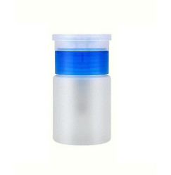 Plastic pump for liquids / 60 ml white-blue
