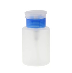 Pump for liquids, plastic / white-blue neck, 150 ml