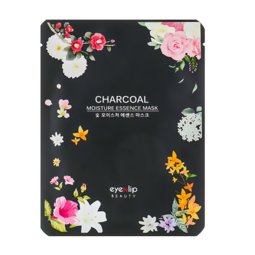 Маска тканевая для лица Eyenlip Moisture Essence Mask / CHARCOAL