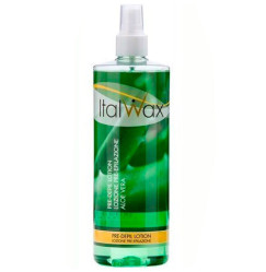 Лосьйон-спрей до депіляції з алое віра Italwax Pre Wax Lotion / Aloe, 500 мл