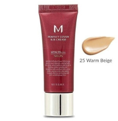 Тональный крем Missha BB-крем M Perfect Cover №25 теплый беж, 20 мл