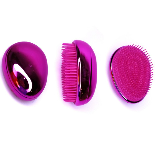 Hair brush small oval / raspberry