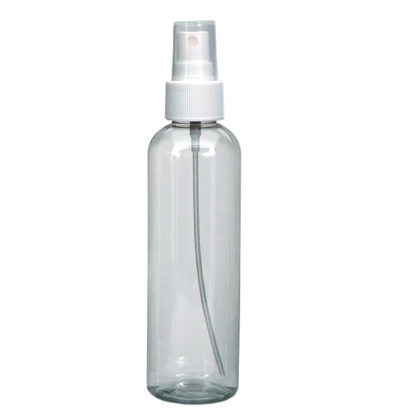 Spray bottle, cosmetic container - transparent, 200 ml