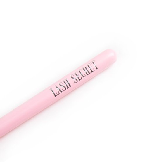 Pędzelek kątowy LASH SECRET z różową rączką