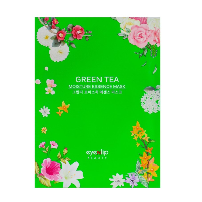 Маска тканевая для лица Eyenlip Moisture Essence Mask / GREEN TEA