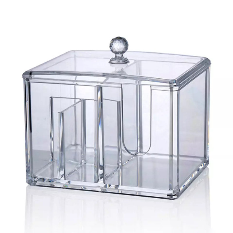 Organizer wielofunkcyjny "Crystal box" przezroczysty niski
