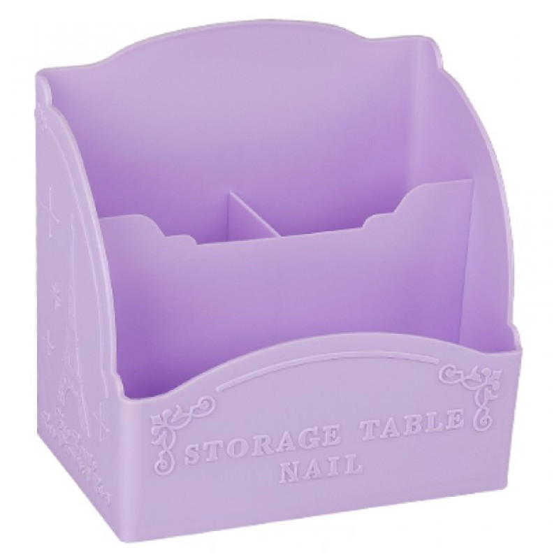 Brush holder for 3 sections "Paris", wide lavender