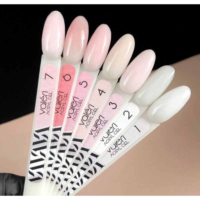 Акрил гель (полигель) для наращивания VALERI Acryl Gel / №6 (персиковый), туба, 15 мл