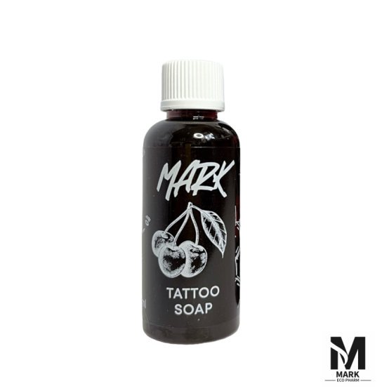 Mydło antybakteryjne czerwone (koncentrat) / MARK / Mydło do tatuażu / Wiśnia - wiśnia, 50 ml