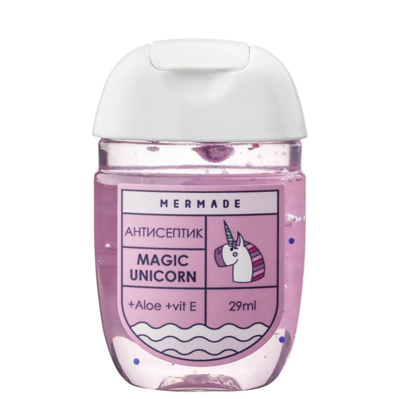 Антисептик для рук MERMADE / Magic Unicorn / мини, 29 мл
