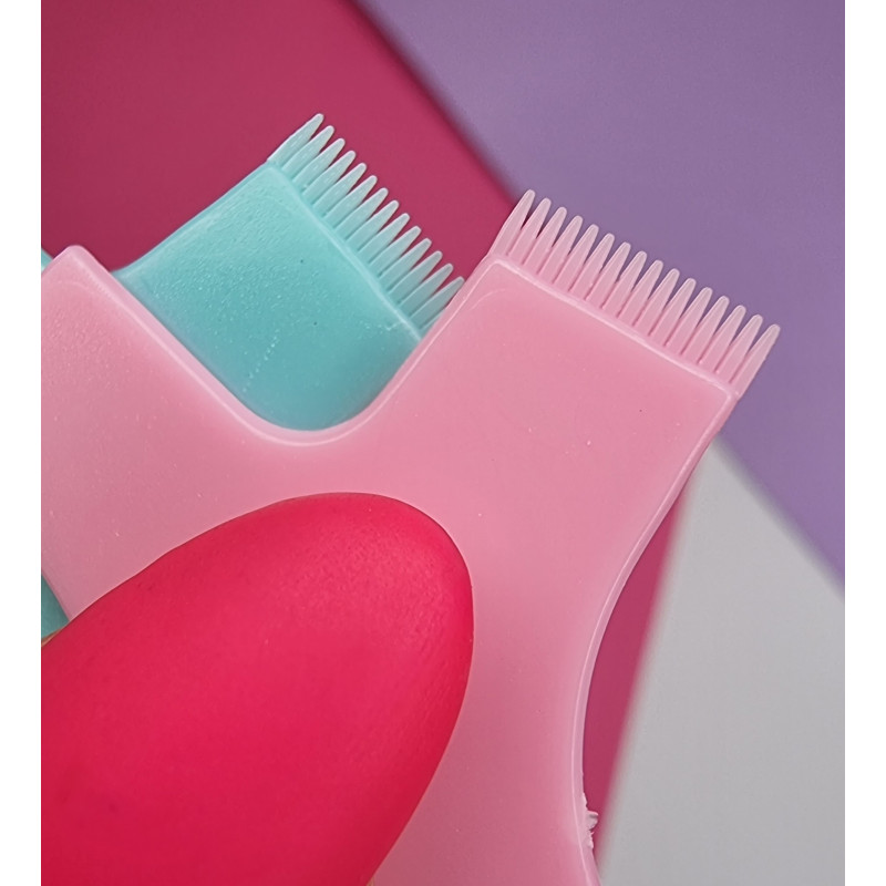 Applicator for curling and laminating eyelashes Premium / raspberry or violet