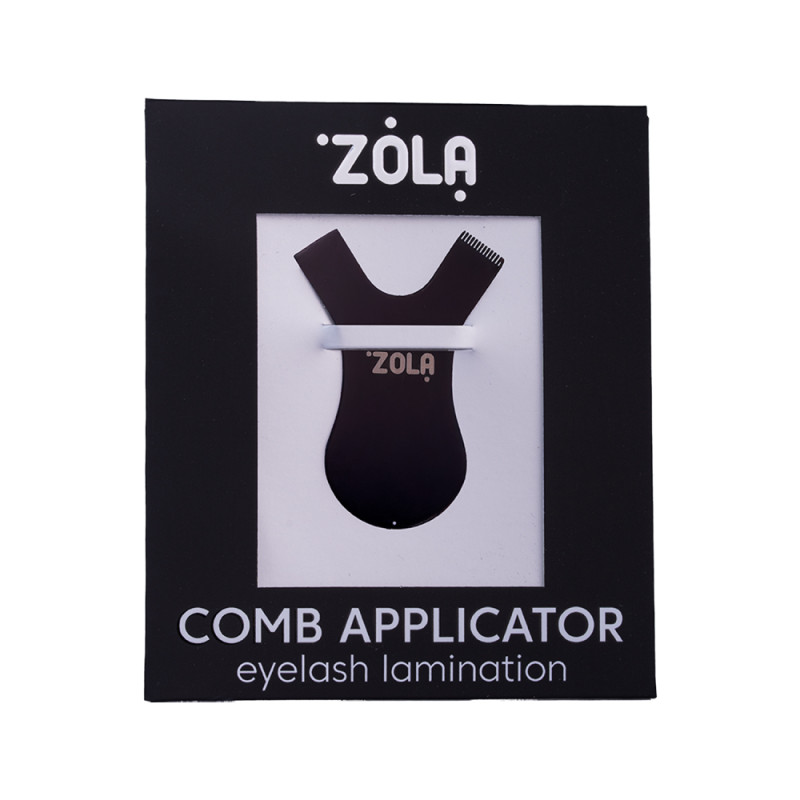 Аппликатор-гребень металлический ZOLA - COMB Applicator - ЧЕРНЫЙ