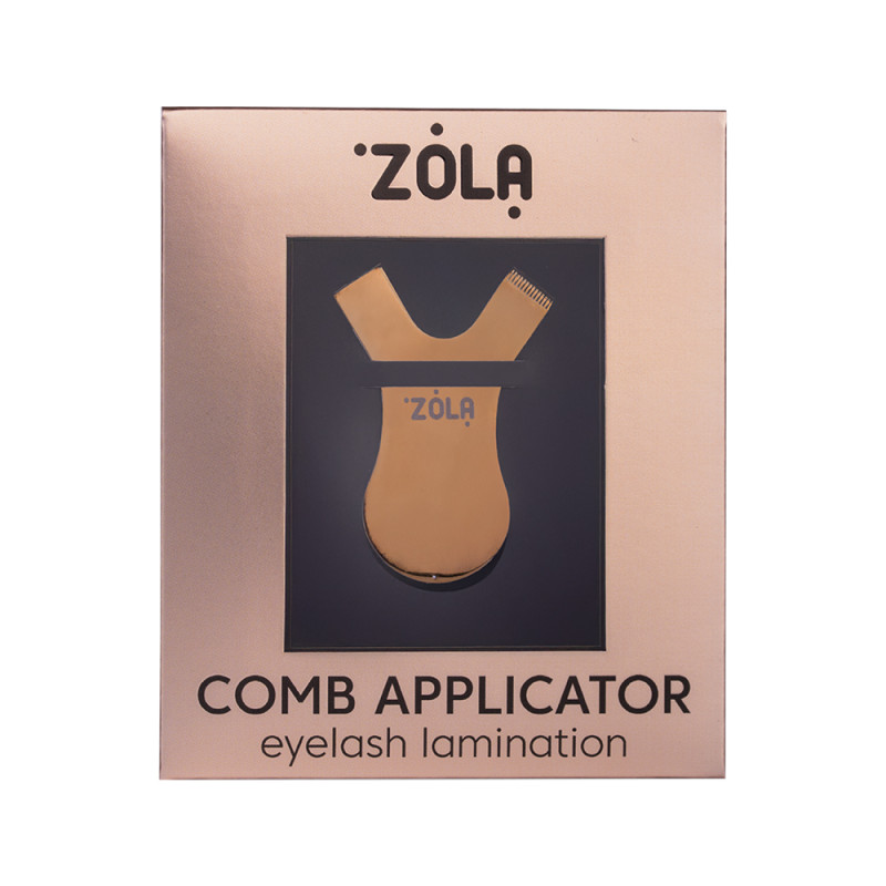 Aplikator grzebieniowy metalowy ZOLA - Aplikator grzebieniowy - ZŁOTY