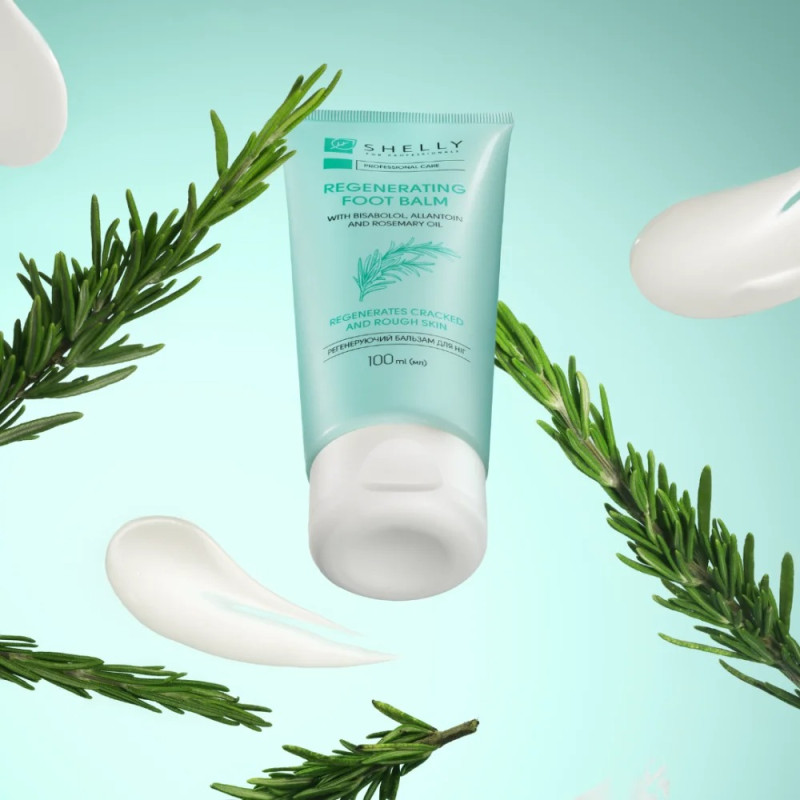 Shelly Foot Balm Regenerating with Bisabolol, Allantoin and Rosemary Oil, 100 ml