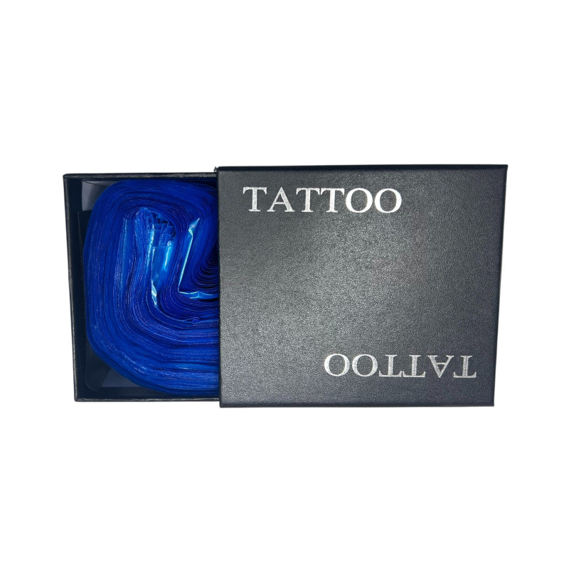 Barrier protection for tattoo machine, clip cords, 100 pcs / blue in a box