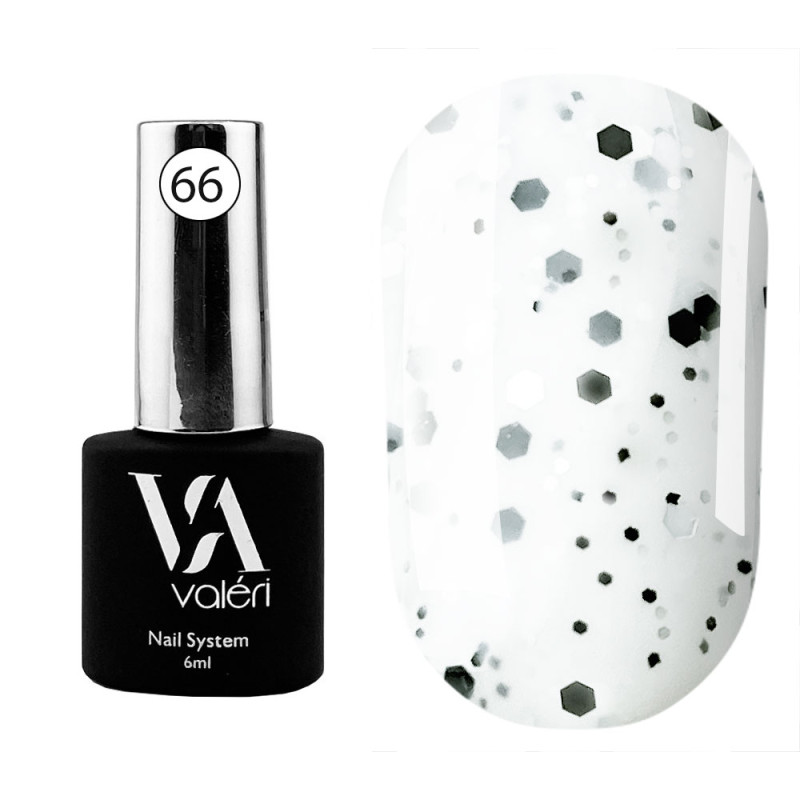 Baza pod lakier hybrydowy VALERI Dots Base / №66, 6 ml