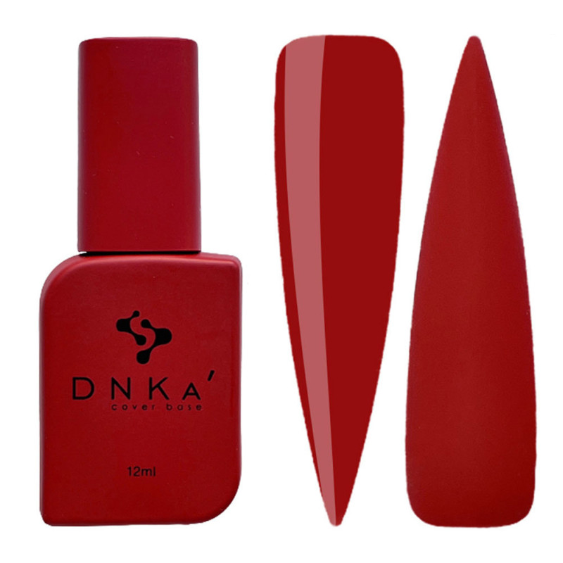 Kamuflaż bazowy DNKa Cover Base / №0001 Ambitious (ognista czerwień), 12 ml
