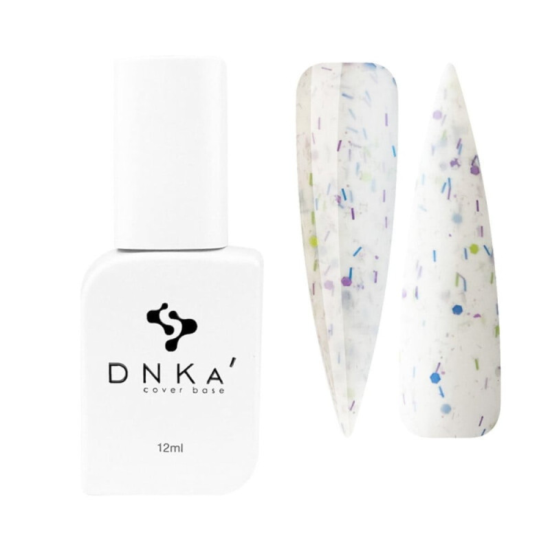 Baza kamuflująca DNKa Cover Base – nr 0055 Favorite (mleczna z drobinkami), 12 ml