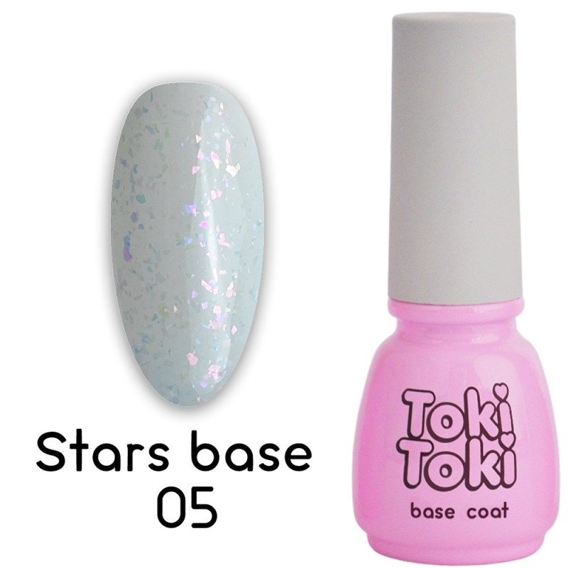База з поталлю для гель-лаку Toki Toki/Stars Base SB05, 5 мл