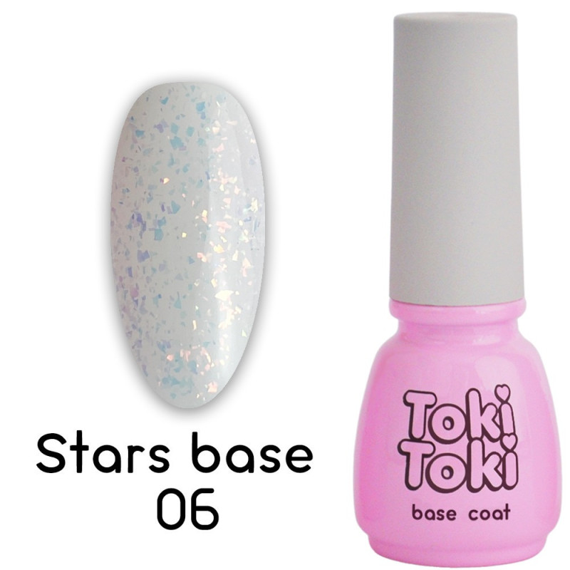База з поталлю для гель-лаку Toki Toki/Stars Base SB06, 5 мл