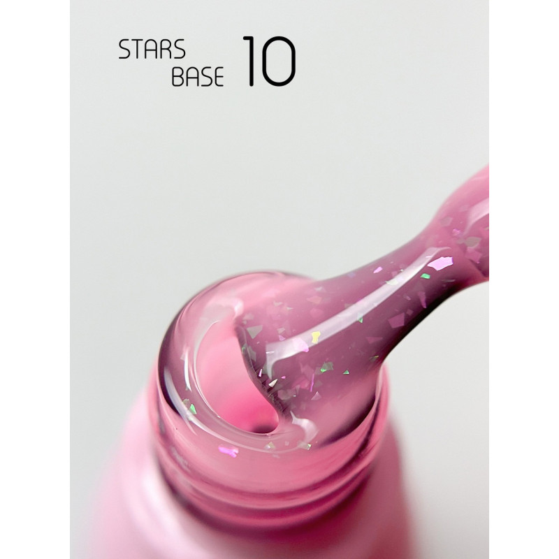 Base with gold leaf for gel polish Toki Toki / Stars Base SB10, 5 ml