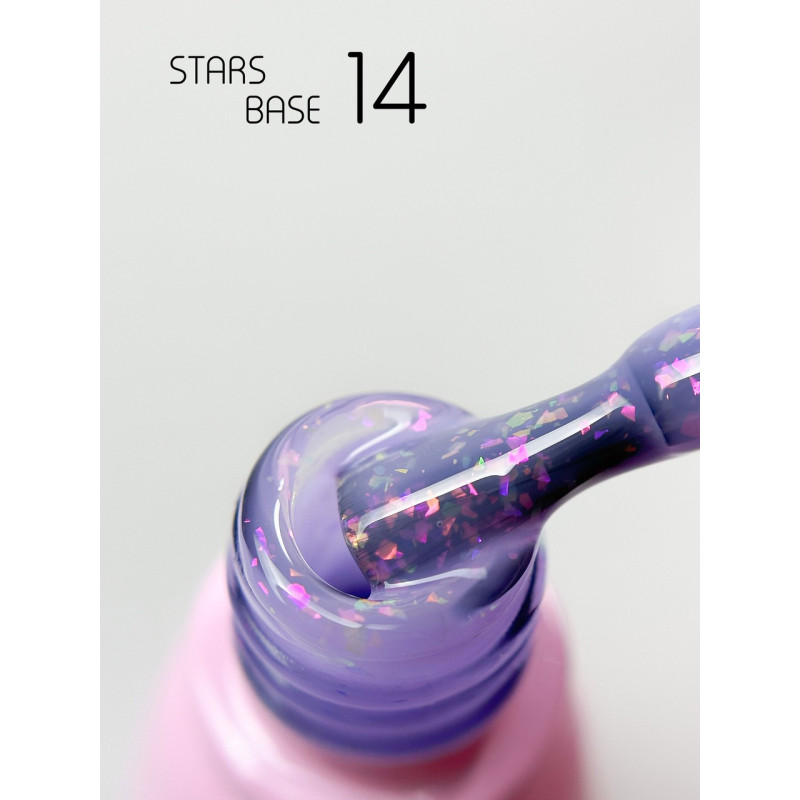 Base with gold leaf for gel polish Toki Toki / Stars Base SB14, 5 ml