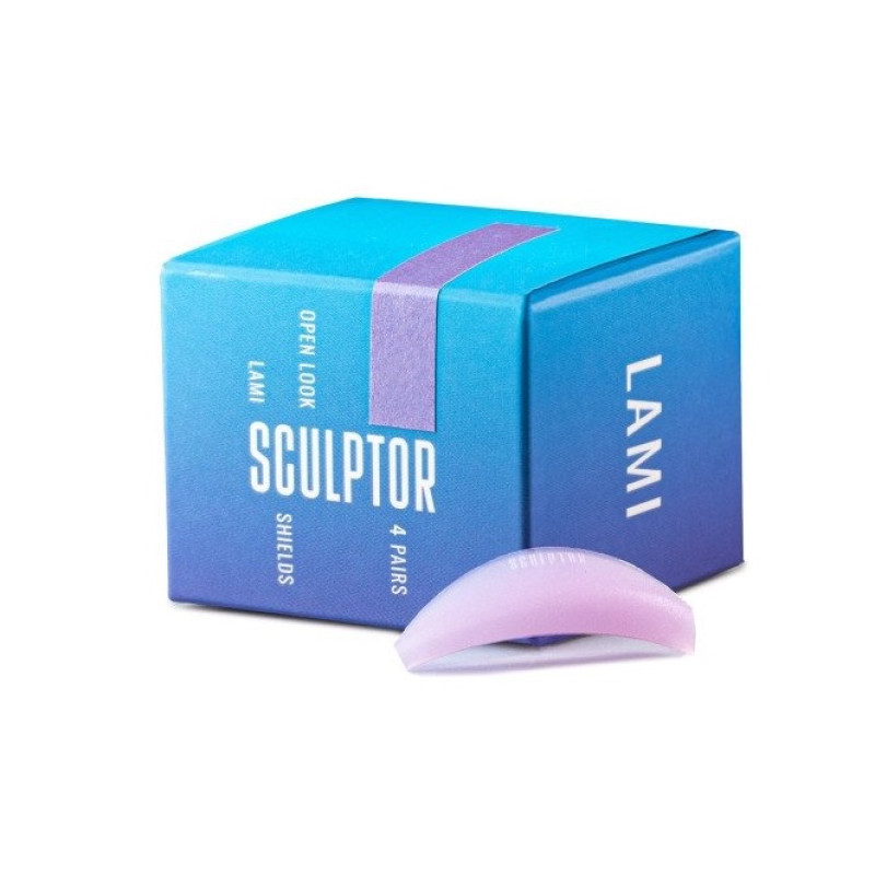 Бігуді силіконові Sculptor Lash OPEN LOOK - "Lavender" (4 пари) - лавандові
