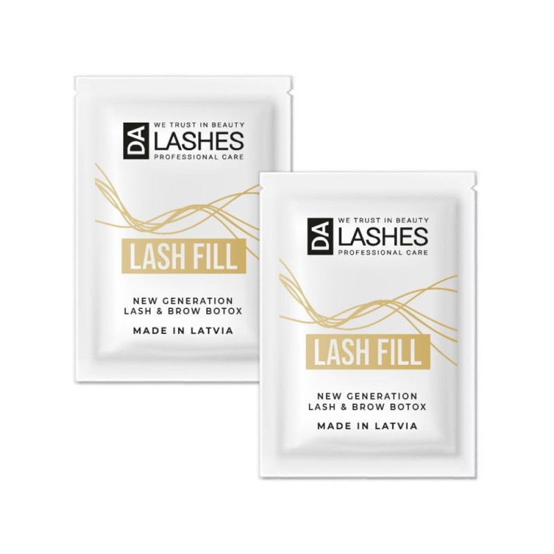 Ботокс для ресниц и бровей Dalashes / LASH FILL, 3 мл (саше)
