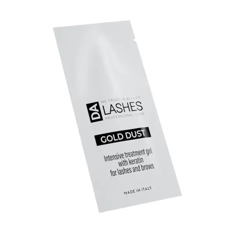 Botox for eyelashes (gold) Dalashes Gold Dust Botox, sachet 3 ml