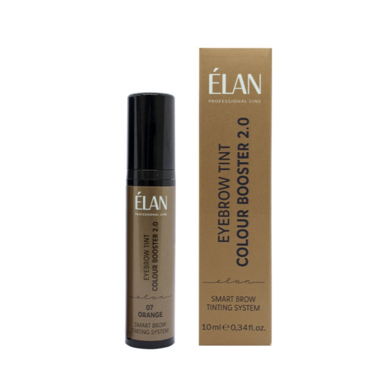 Бустер-концентрат ELAN - Eyebrow Tint Colour Booster 2.0 | 07 orange, 10 мл (вакуум тара)