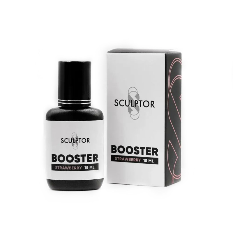 Бустер усилитель клея Sculptor lash / Booster / Strawberry, 15 мл