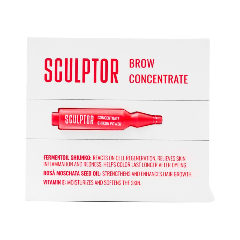 Produkt do pielęgnacji brwi SCULPTOR / KONCENTRAT SHIKON POWER / saszetka, 1,5 ml