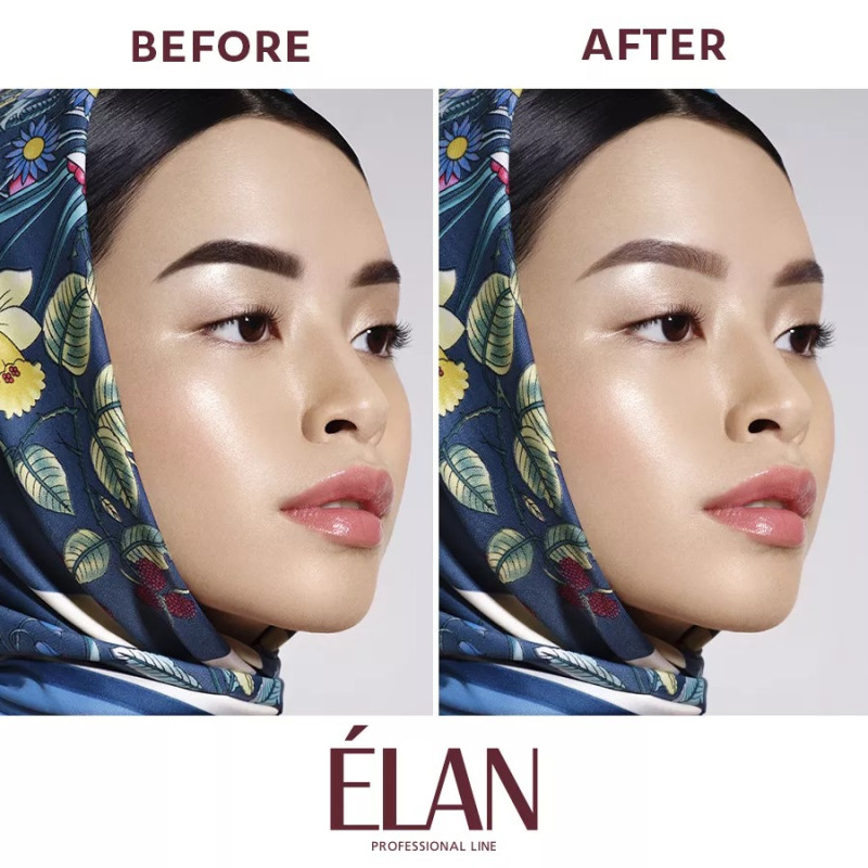System ekspercki do usuwania farby ELAN - BROW D-COLOR 2.0 - Emulsja 1 | niebieskie opakowanie próżniowe, 10 ml