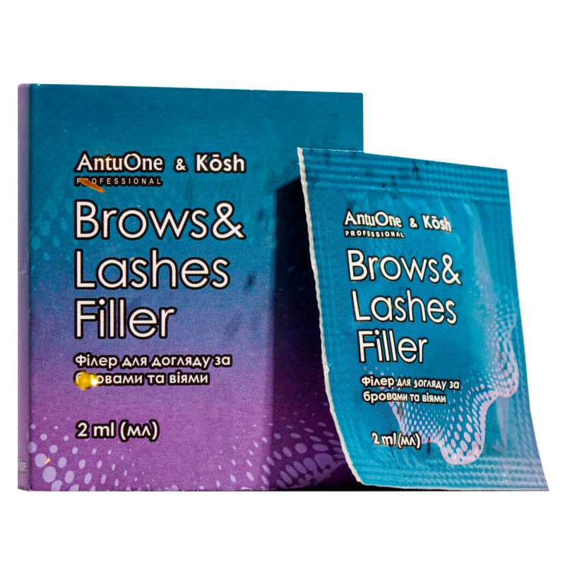 Филлер для ухода за бровями и ресницами AntuOne & Kosh - Brows & Lashes Filler, саше, 2 мл