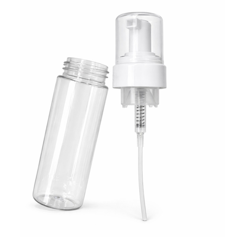 Foaming Agent Bottle, Cosmetic Container - Transparent, 150 ml