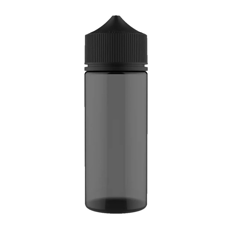 Gorilla v3 liquid bottle container - translucent black, 120 ml