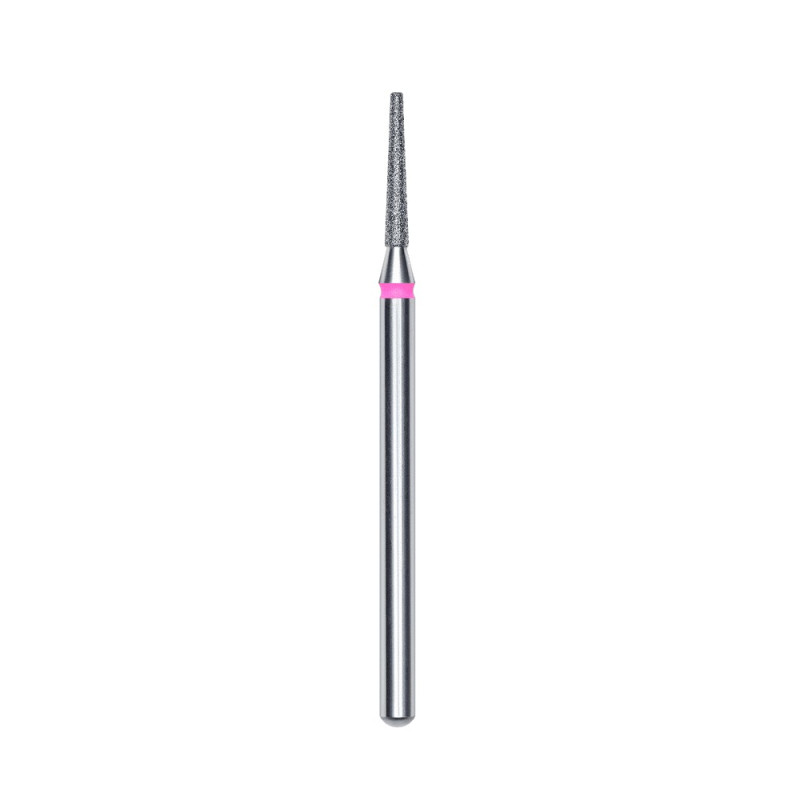 Frez diamentowy stożkowy obcięty 1,6 mm / czerwony STALEKS PRO / FA70R016/10K