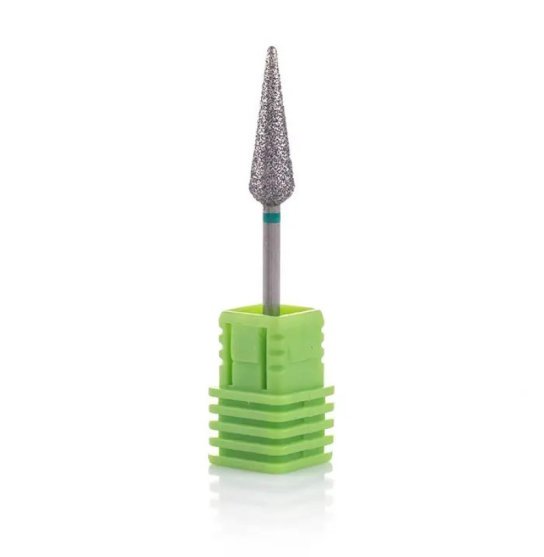 Frez diamentowy „nerka zaokrąglona, ​​długa”, 6,5 mm / zielony, 893 065G
