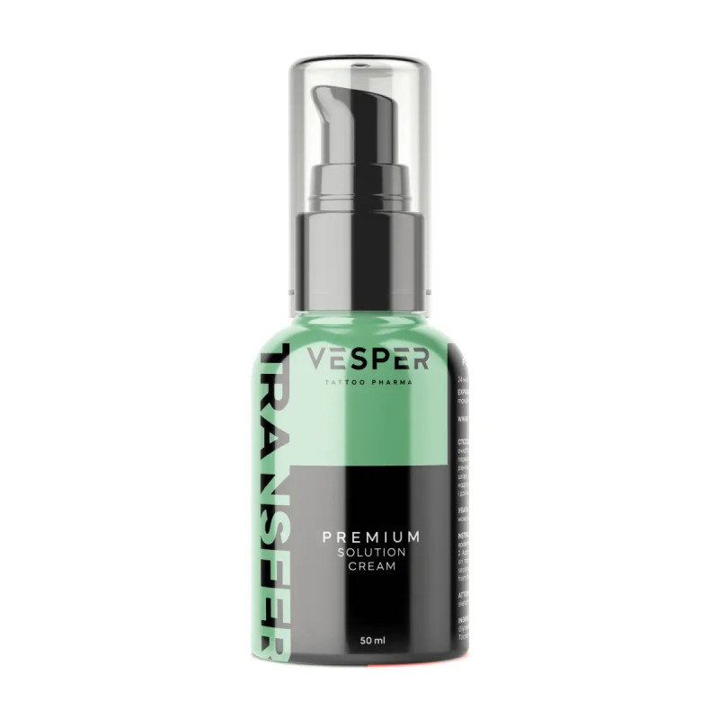 Гель для перенесення трансферного малюнка VESPER/Premium Solution Cream, 50 мл