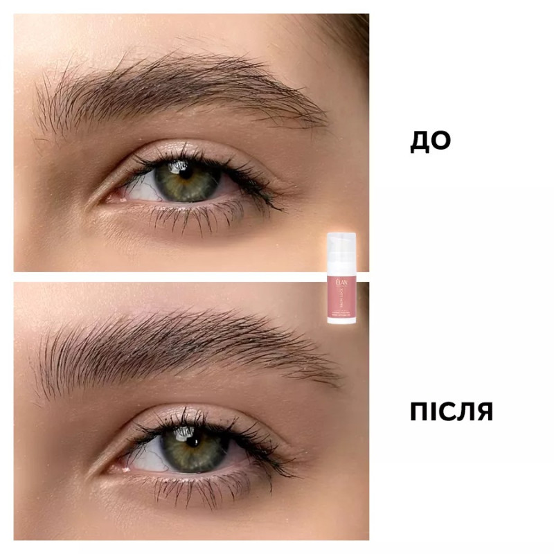 Strong hold eyebrow styling gel ELAN - BROW LOCK, 10 ml (vacuum container)