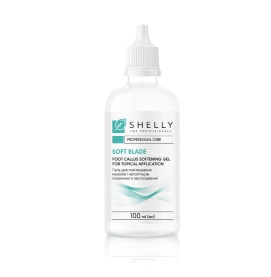 Keratolytic gel for local use Shelly, Foot Callus Softening Gel, 100 ml