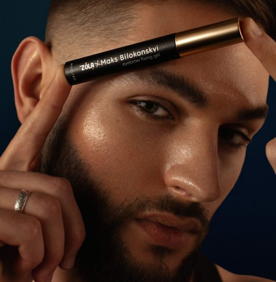 Гель-клей для бровей экстра стойкий ZOLA x Maks Belokonskyi - Eyebrow fixing Gel, 6 мл