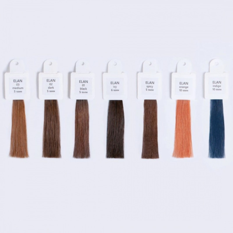 Gel paint for eyebrows and eyelashes ELAN - 02 dark brown (BIG packaging)