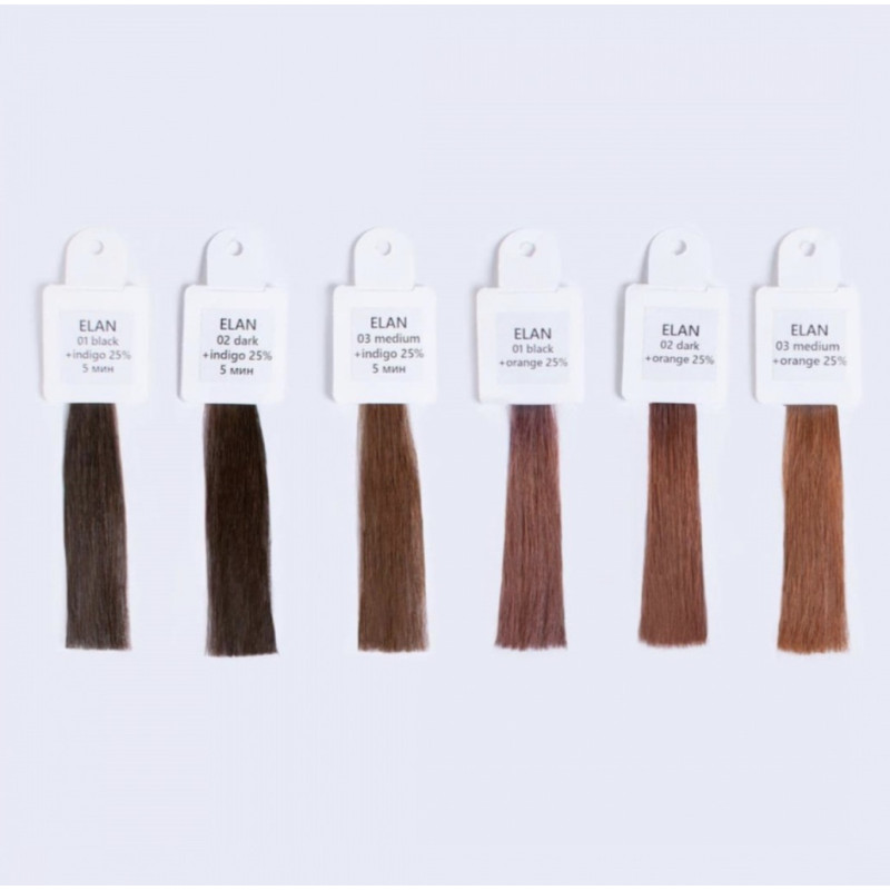 Gel paint for eyebrows and eyelashes ELAN - 02 dark brown (BIG packaging)