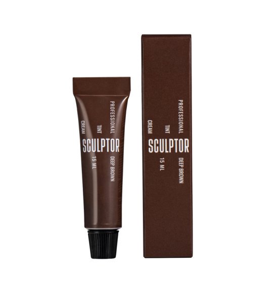 Гель-фарба для фарбування вій Sculptor - Eyelash Tint - DEEP-BROWN, 15 мл