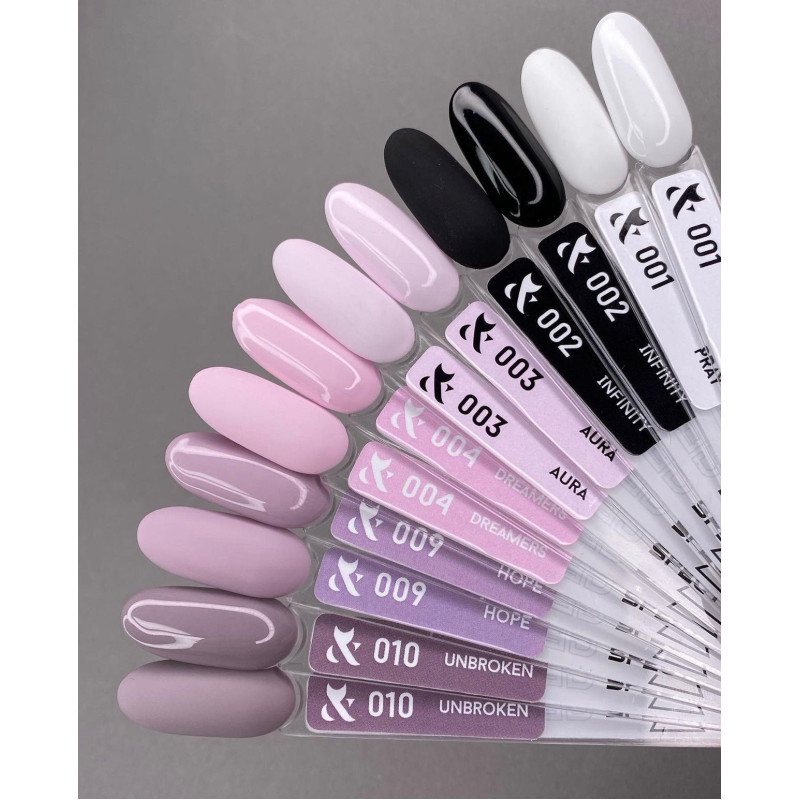 Гель лак для нігтів F.O.X / SHOT Spectrum Gel Vinyl / 010, 5 г