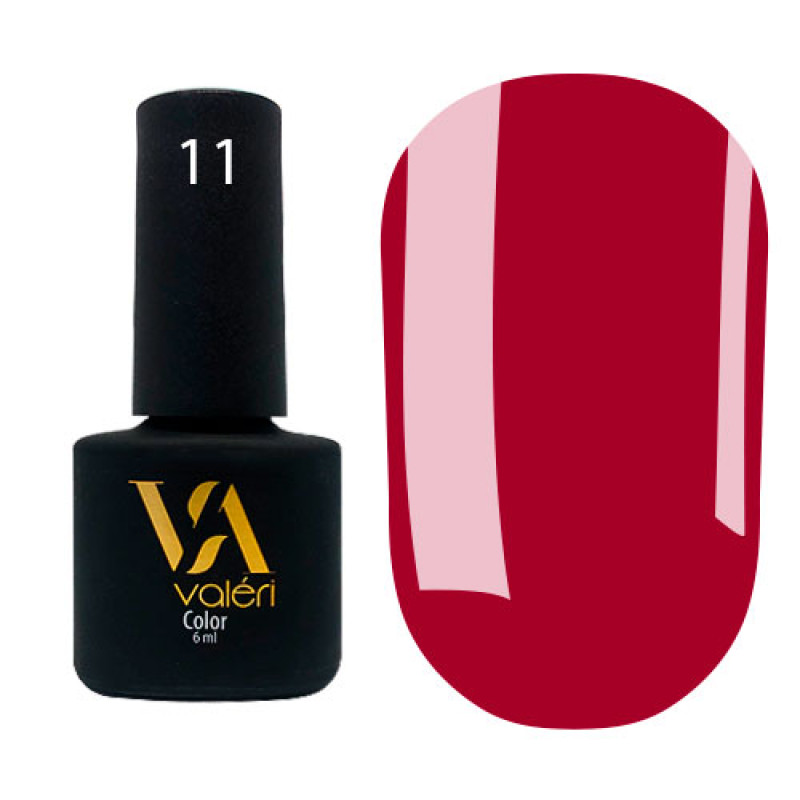 Gel polish for nails VALERI Color №11, 6 ml
